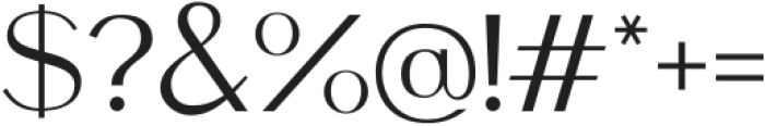 SentaSans Light otf (300) Font OTHER CHARS