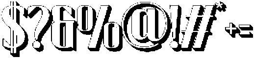Senthil-3D otf (400) Font OTHER CHARS