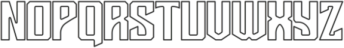 Sentinel Outline otf (400) Font LOWERCASE