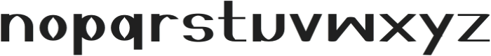 Sentru Regular otf (400) Font LOWERCASE