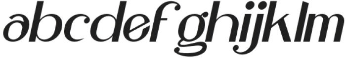 Sepatu Italic otf (400) Font LOWERCASE