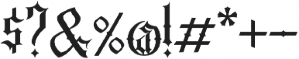 Sepian otf (400) Font OTHER CHARS