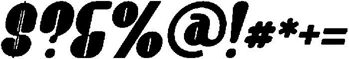 Seppro Italic otf (400) Font OTHER CHARS