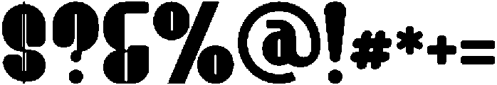 Seppro otf (400) Font OTHER CHARS