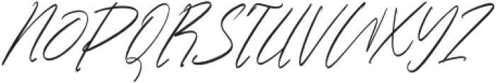 September Butters Italic otf (400) Font UPPERCASE