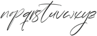 September Butters Italic otf (400) Font LOWERCASE