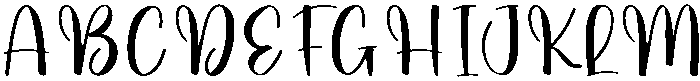 September Christmas Regular otf (400) Font UPPERCASE