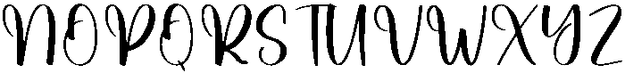 September Christmas Regular otf (400) Font UPPERCASE