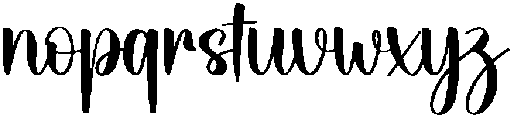 September Christmas Regular otf (400) Font LOWERCASE
