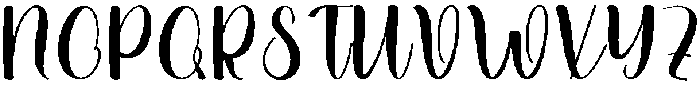 September Handmade Regular otf (400) Font UPPERCASE