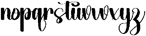 September Handmade Regular otf (400) Font LOWERCASE