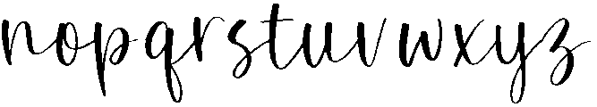 September Regular otf (400) Font LOWERCASE