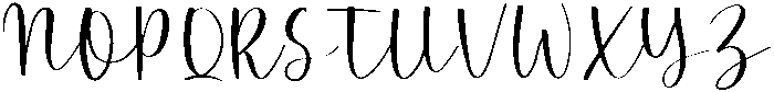 September Regular otf (400) Font UPPERCASE