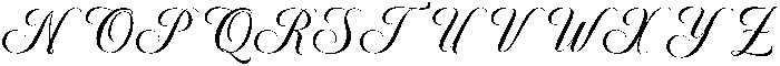 September Regular otf (400) Font UPPERCASE