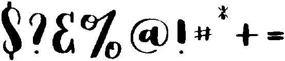 September otf (400) Font OTHER CHARS