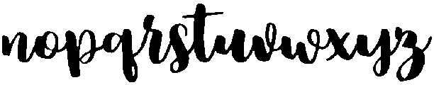 September otf (400) Font LOWERCASE