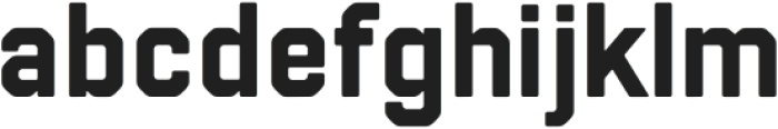 Sequential Bold otf (700) Font LOWERCASE