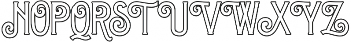 Sequents 03 Outline otf (400) Font UPPERCASE
