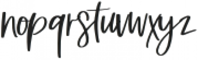 Sequester Script Regular otf (400) Font LOWERCASE