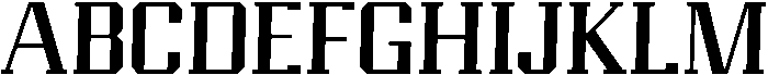 Sequoia Regular otf (400) Font UPPERCASE