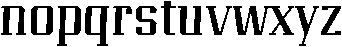Sequoia Regular otf (400) Font LOWERCASE