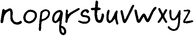 Sequoia Regular otf (400) Font LOWERCASE