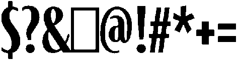 Serafina Regular otf (400) Font OTHER CHARS