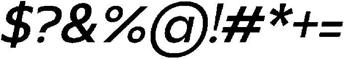 Seragil Italic otf (400) Font OTHER CHARS