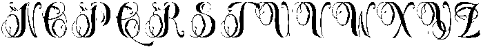 Serahine Regular otf (400) Font UPPERCASE