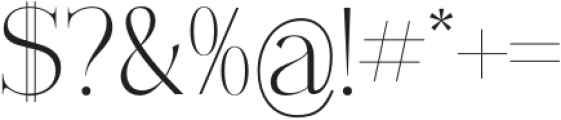 Serandipity Boutique Serif otf (400) Font OTHER CHARS