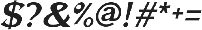 Seraphina Extra Bold Italic otf (700) Font OTHER CHARS