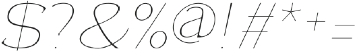 Seraphina Thin Italic ttf (100) Font OTHER CHARS