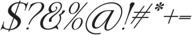 Seraphina italic otf (400) Font OTHER CHARS