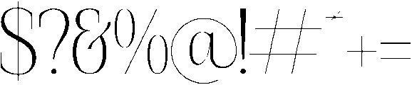 Seraphine otf (400) Font OTHER CHARS