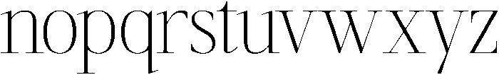 Seraphine otf (400) Font LOWERCASE