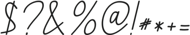 Seraphita Italic otf (400) Font OTHER CHARS