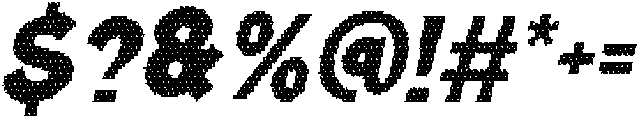 Seravine Disco Italic otf (400) Font OTHER CHARS