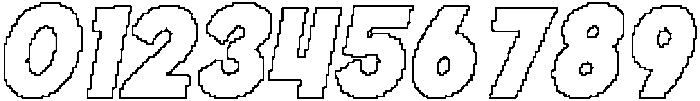 Seravine Pixel Outline otf (400) Font OTHER CHARS