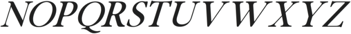 Serefine Italic otf (400) Font UPPERCASE