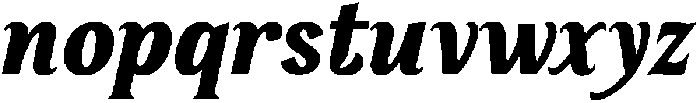 Serelia Bold Italic ttf (700) Font LOWERCASE