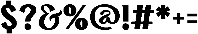 Serelia Bold ttf (700) Font OTHER CHARS