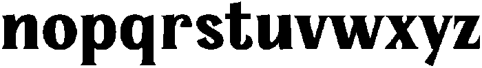 Serelia Bold ttf (700) Font LOWERCASE