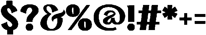 Serelia Extra Bold ttf (700) Font OTHER CHARS