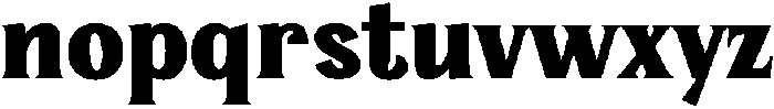 Serelia Extra Bold ttf (700) Font LOWERCASE