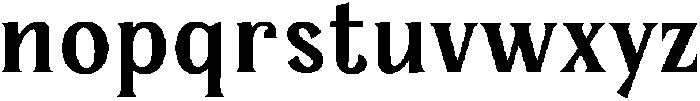 Serelia Medium ttf (500) Font LOWERCASE
