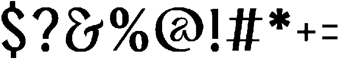Serelia Regular ttf (400) Font OTHER CHARS