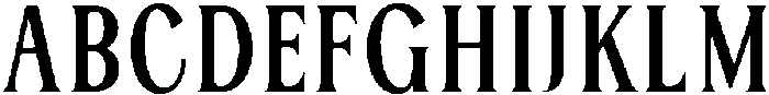 Serelia Regular ttf (400) Font UPPERCASE