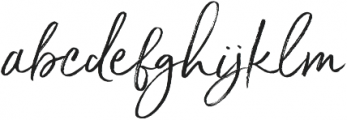 Serendipity Wide Two ttf (400) Font LOWERCASE