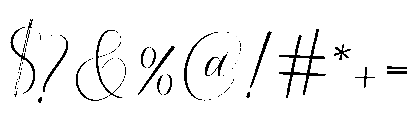 Serendipity otf (400) Font OTHER CHARS