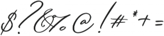 Serenity Script Bold otf (700) Font OTHER CHARS